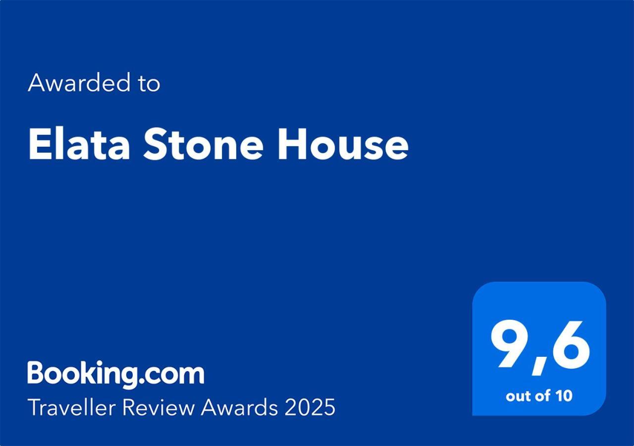 Elata Stone House Villa Eksteriør bilde